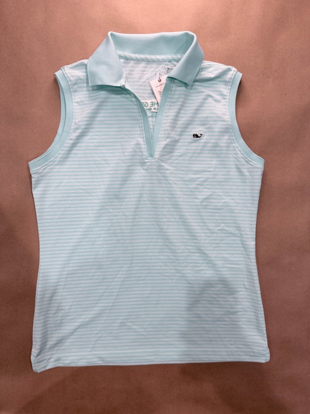 NWT Vineyard Vines Women’s Sleeveless Golf Polo – (CME Tour Championship)